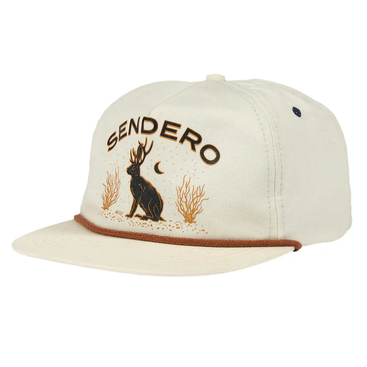 Jackalope Hat in White