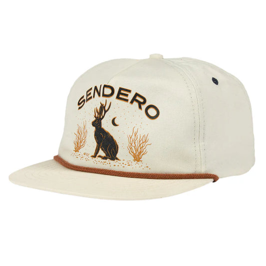 Jackalope Hat in White