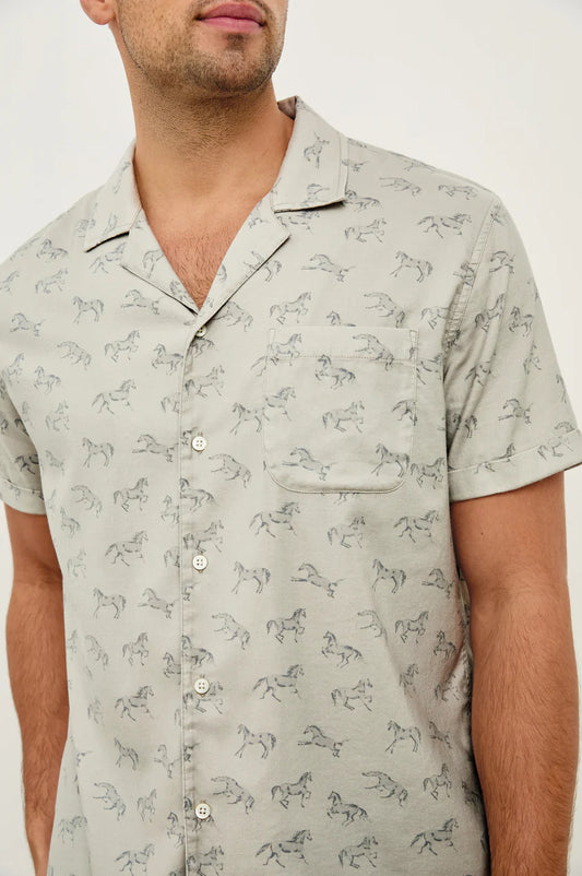 Moreno Shirt in Stallion Parchment Indigo