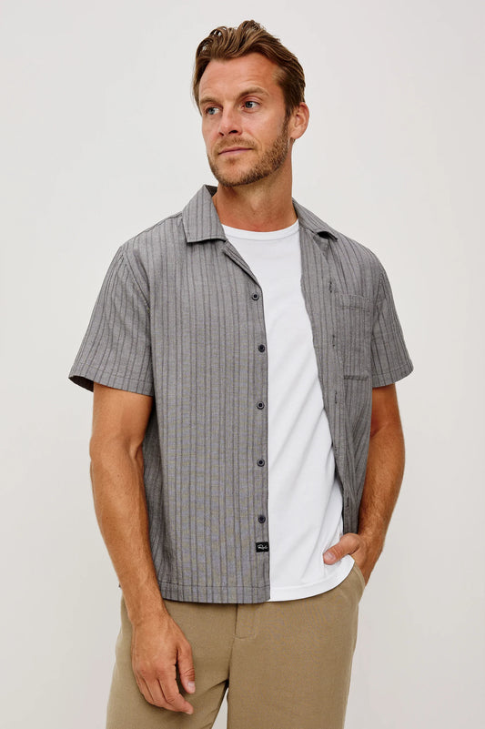 Ohana Shirt in Charcoal Chambray