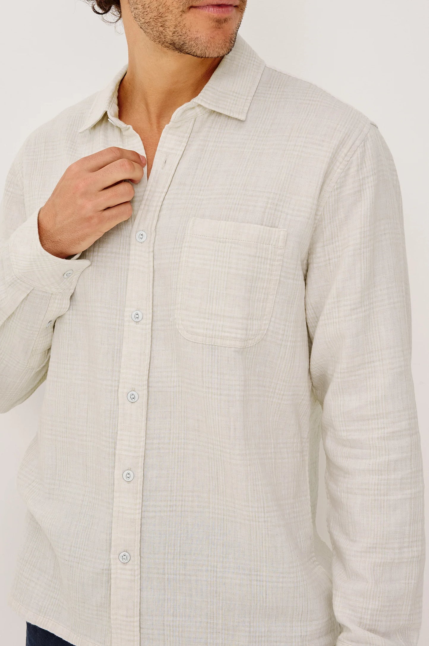 Owens Shirt in Dune Reed