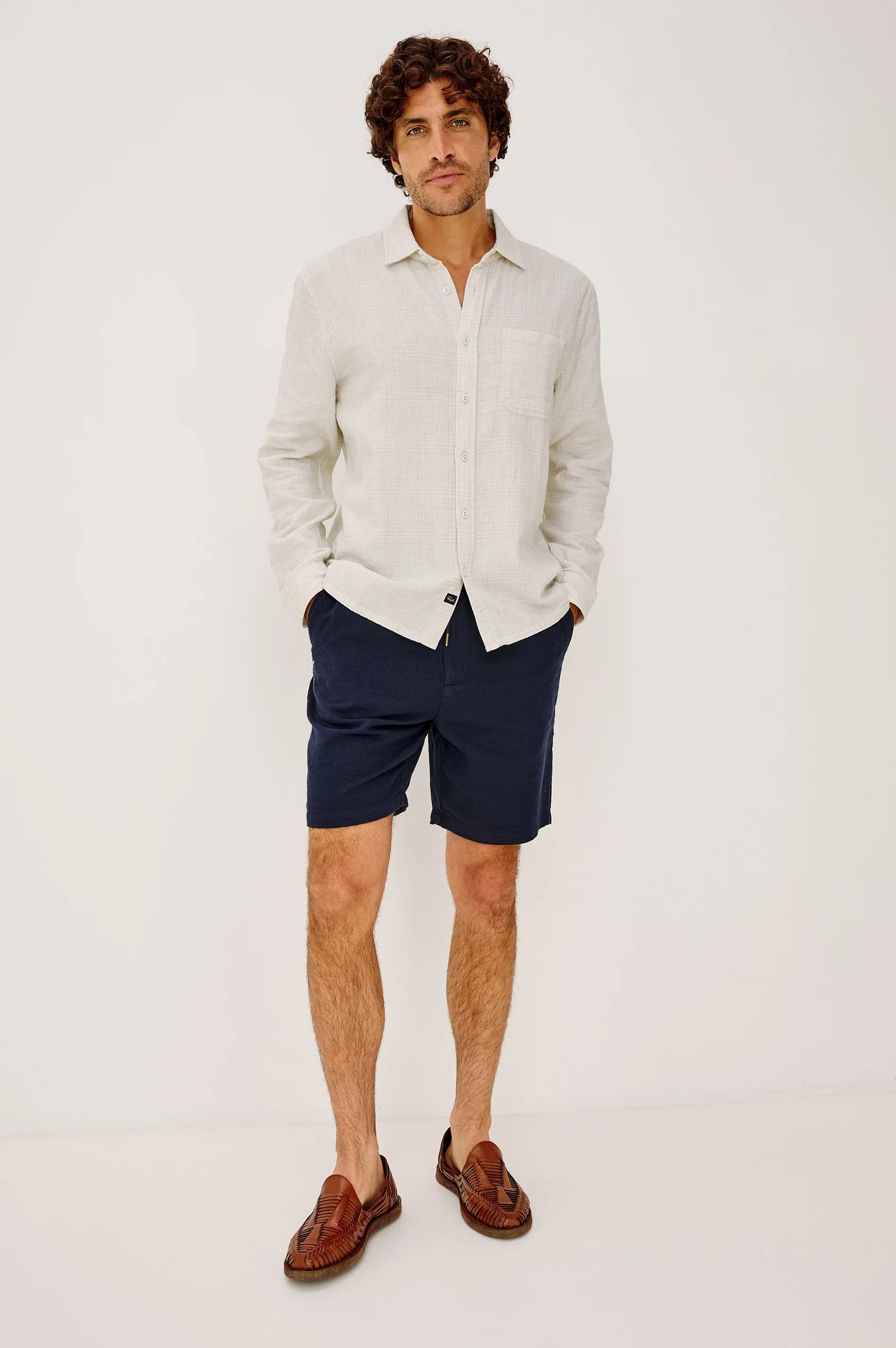 Owens Shirt in Dune Reed