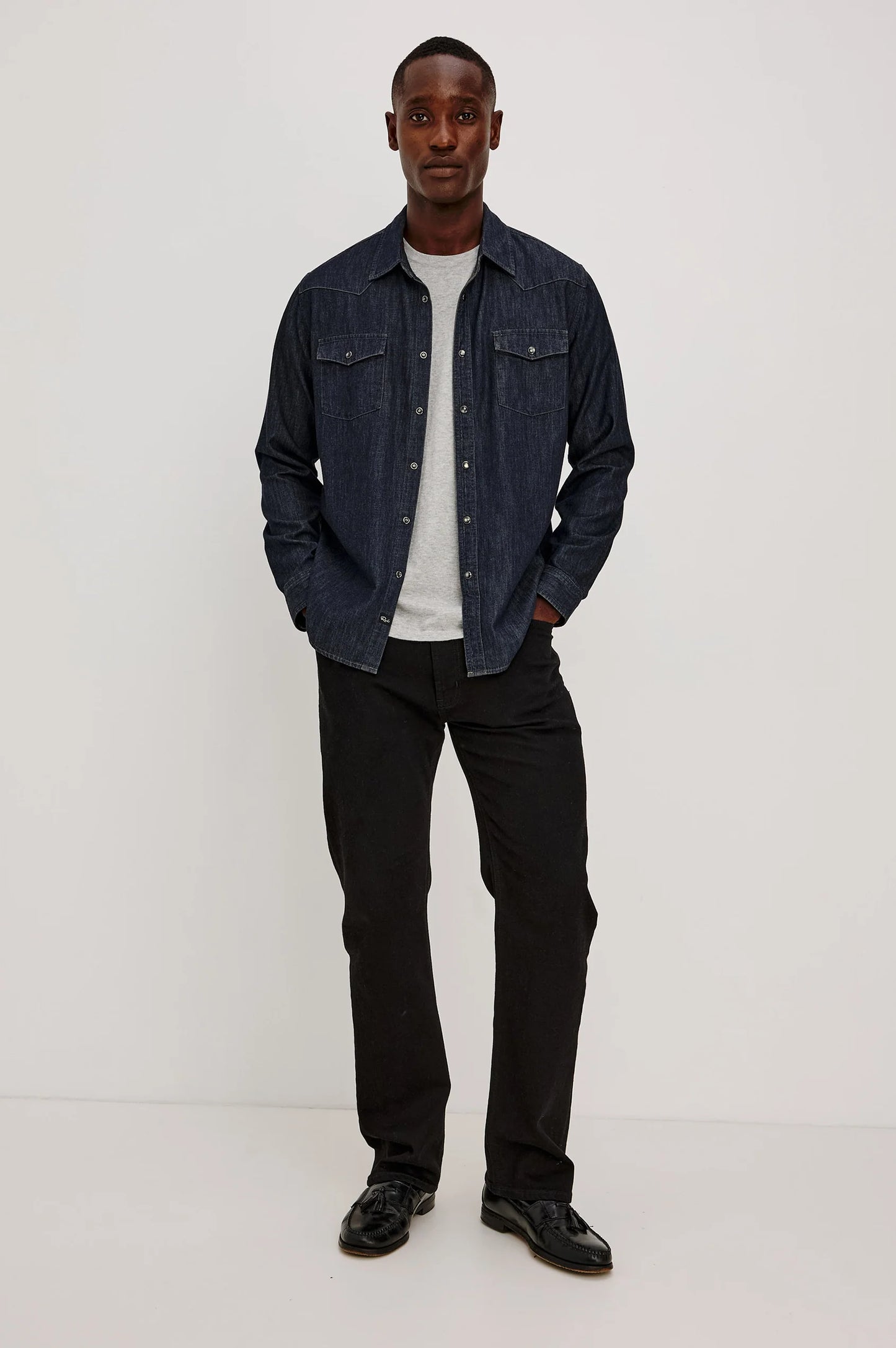 Roy Shirt in Twilight Wash