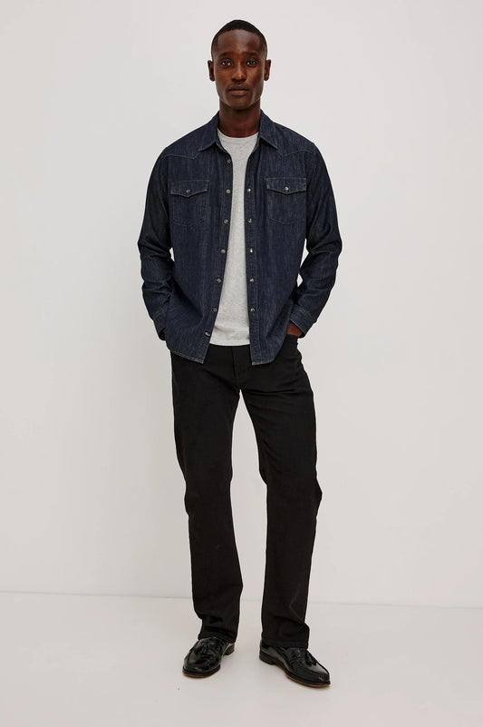 Roy Shirt in Twilight Wash