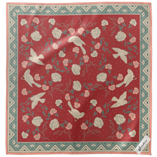 Bandana Scarf in Rose Dove