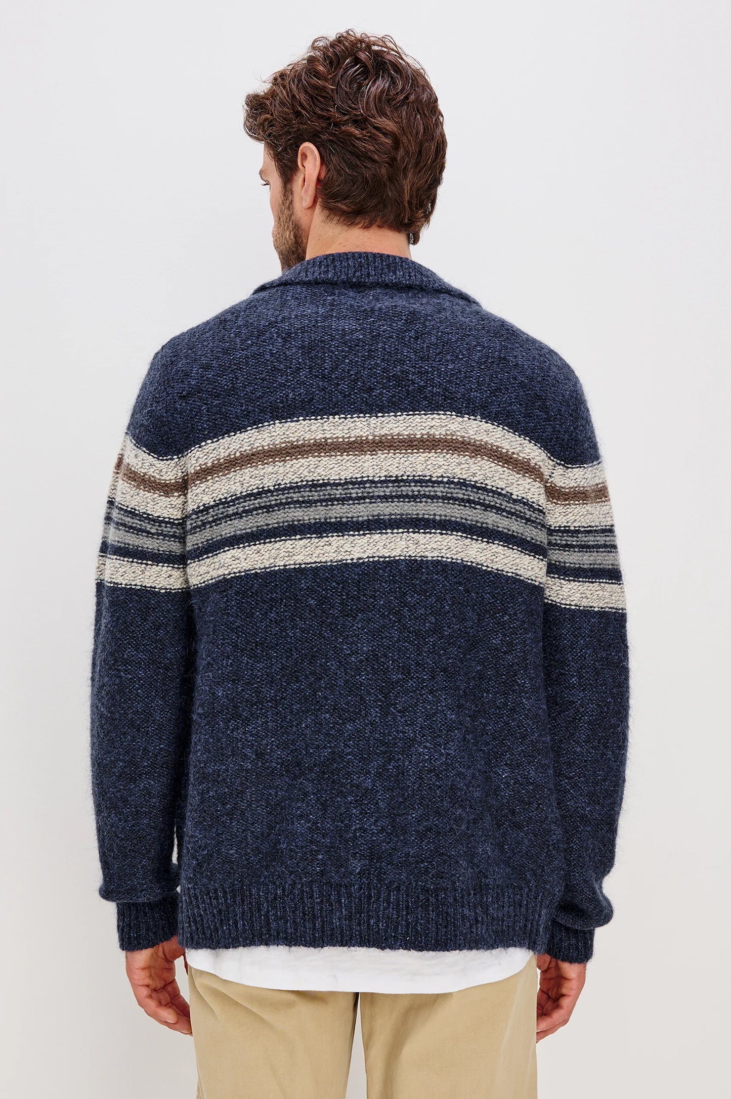 Seldon Cardigan in Mood Shadow