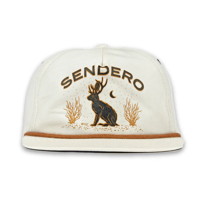 Jackalope Hat in White