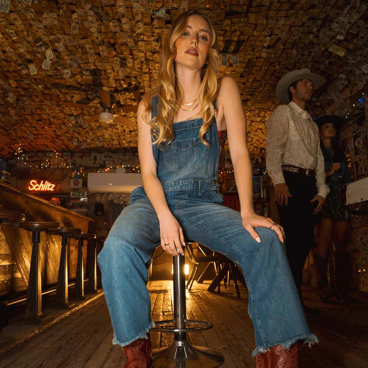 The Juniper Overall in Old Worn Indigo