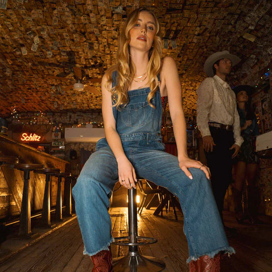 The Juniper Overall in Old Worn Indigo