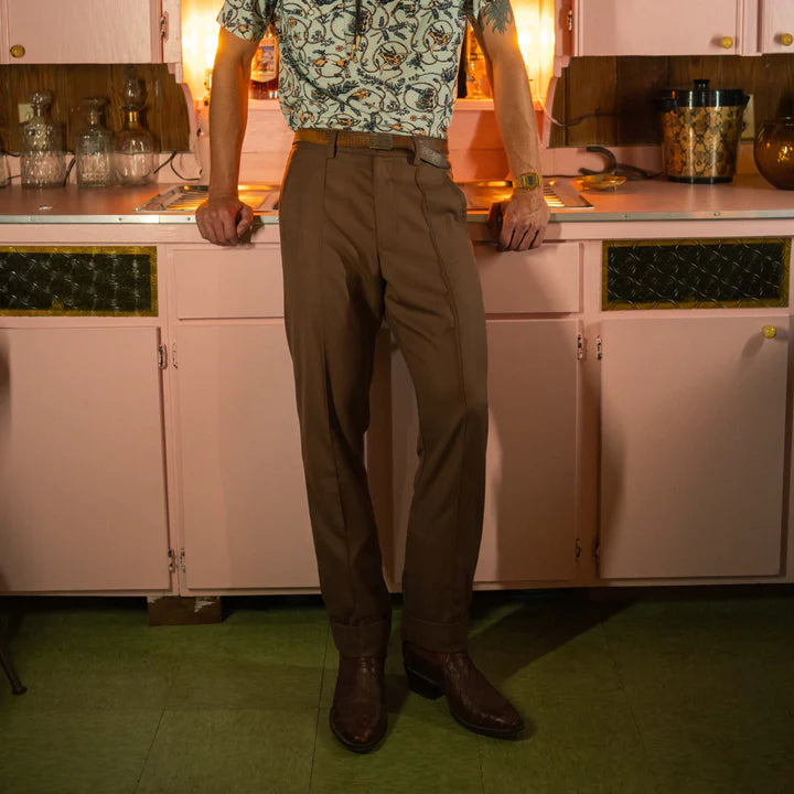The Everett Western Trouser in Oakroom
