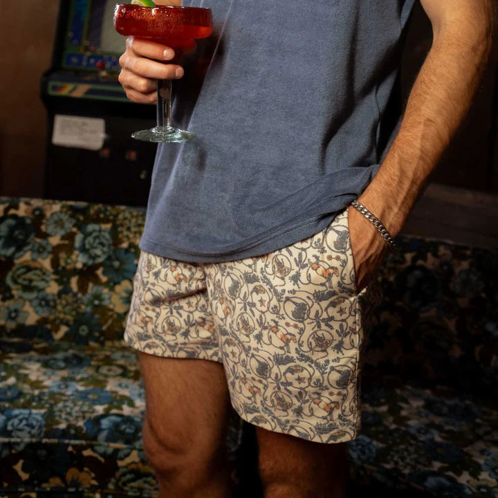 The Barton Elastic Boardshort in High Lonesome
