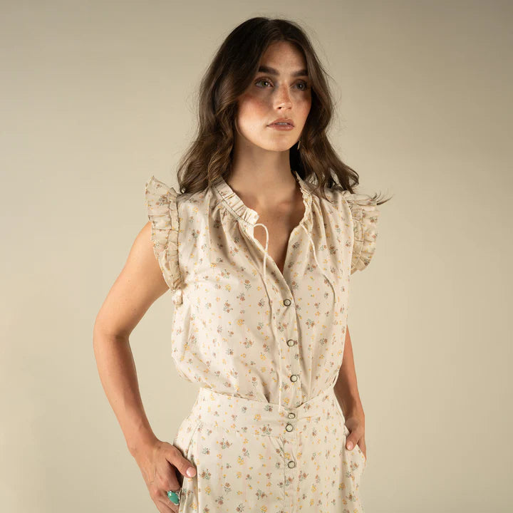 The Paloma Blouse in Dustbloom