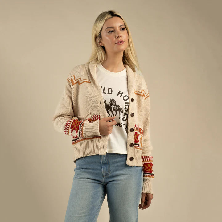 Cimarron Cardigan in Ivory
