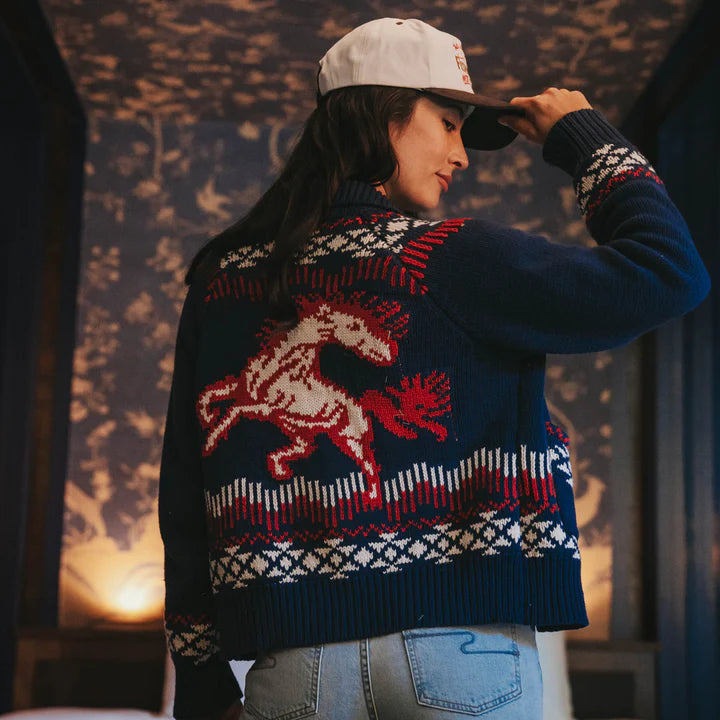 Cimarron Cardigan in Navy