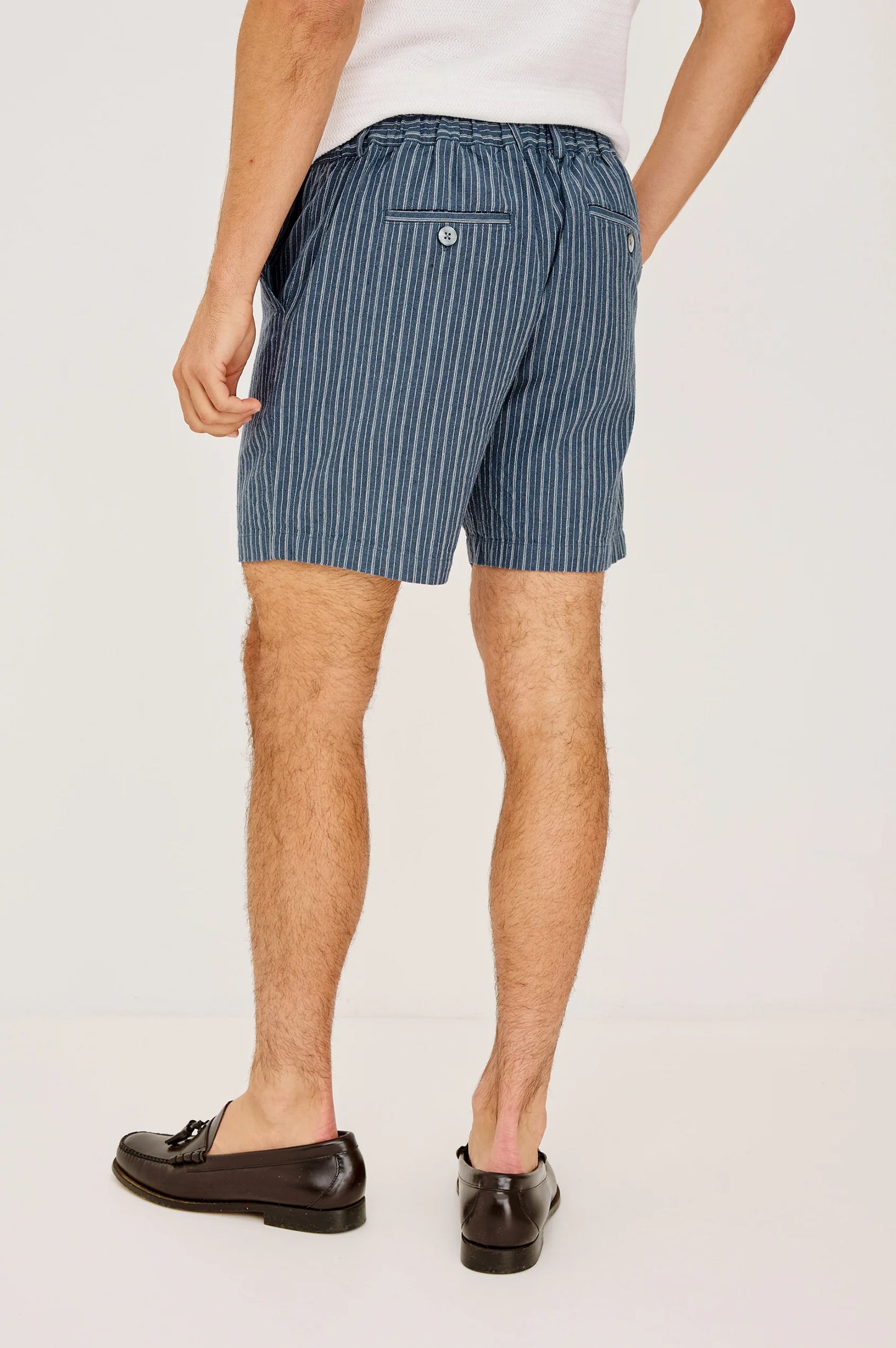 Wilson Short in Navy Multi Stripe