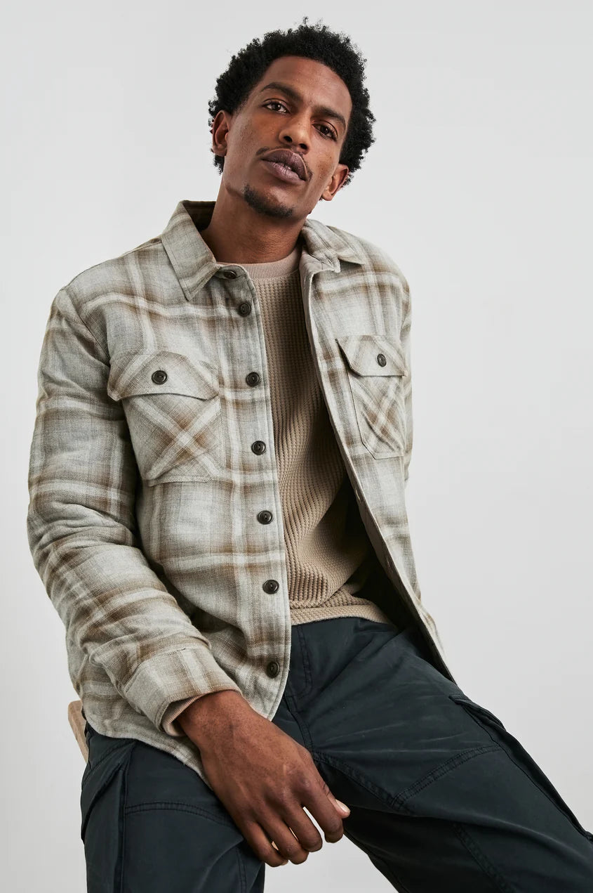 Worthing Shirt Jacket in Matchbook Moth