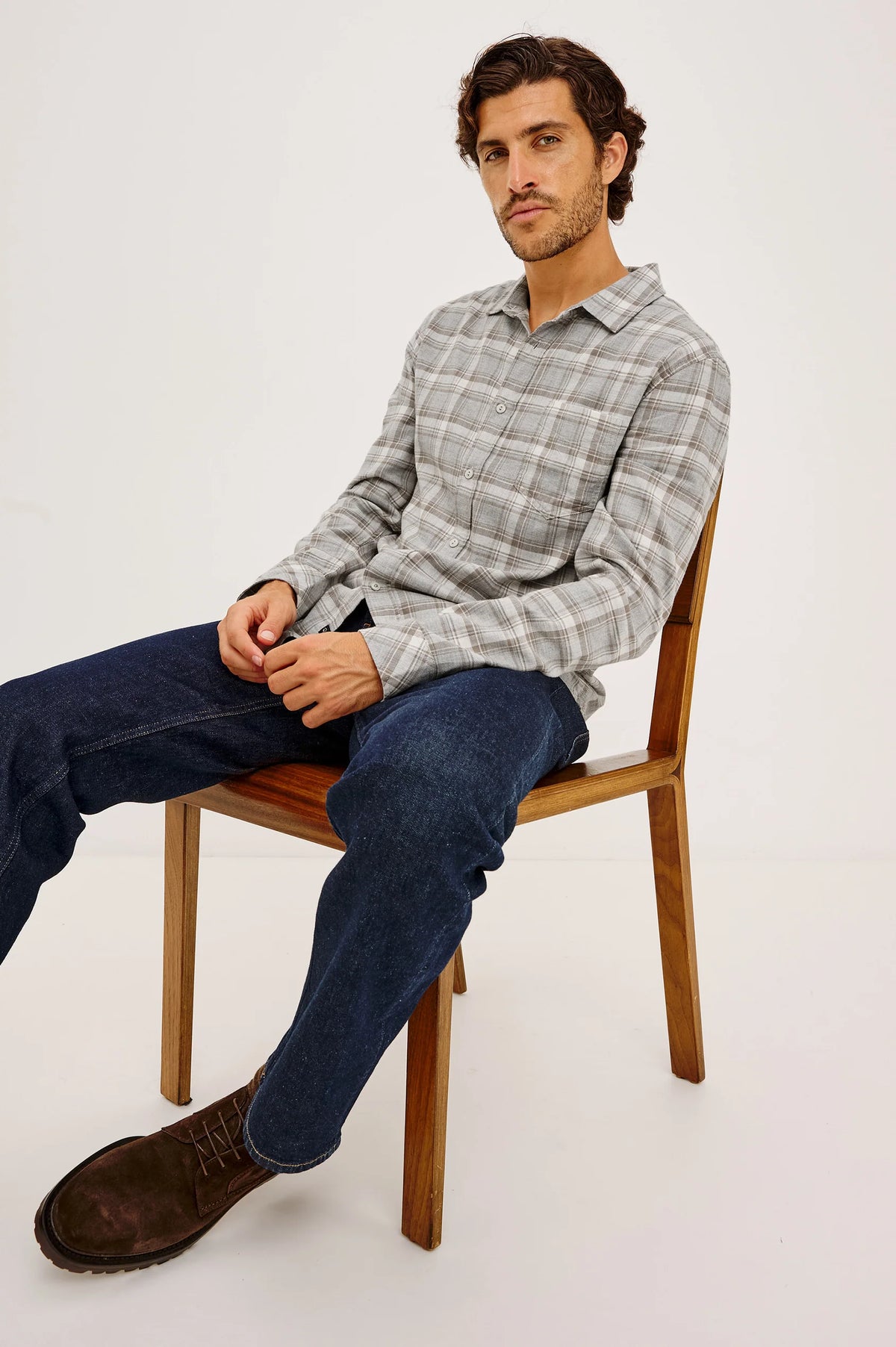 Wyatt Shirt in Live Edge Heather
