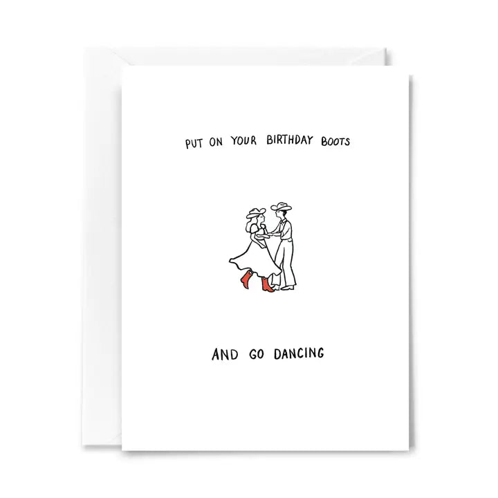 Birthday Boots Card