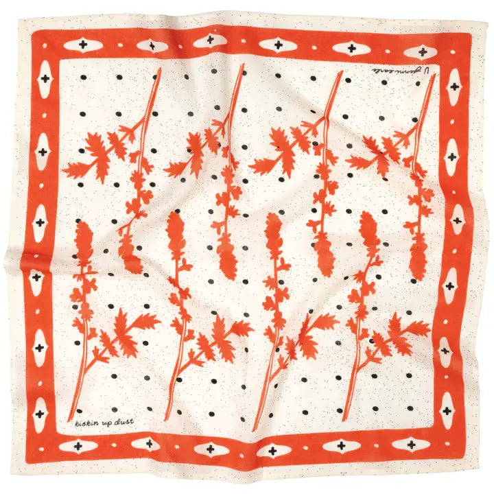 'Kickin Up Dust Cotton Voile Bandana