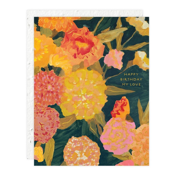 Marigolds - Birthday Card