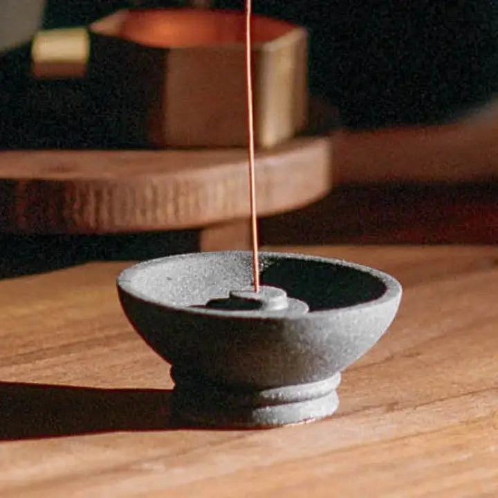 Lava Rock Terrazzo Incense Holder