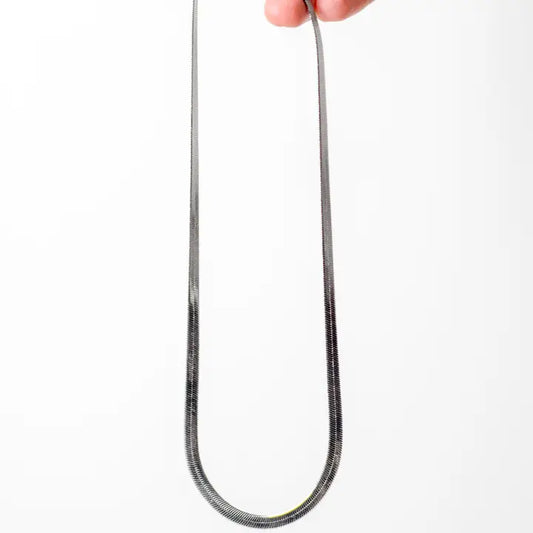 Zoe Stainless Steel Snake Chain Necklace