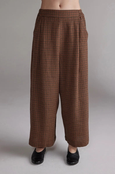 Wool Plaid Pants