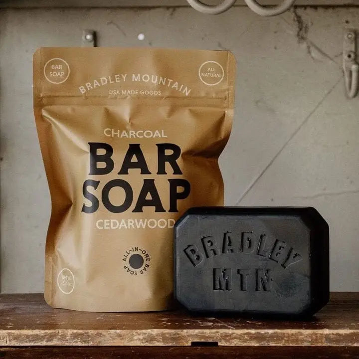 Charcoal Bar Soap - Cedarwood