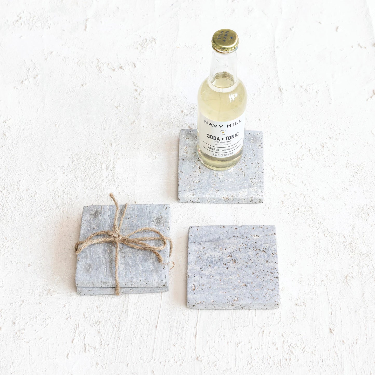 Travertine Coasters (Set of 4)