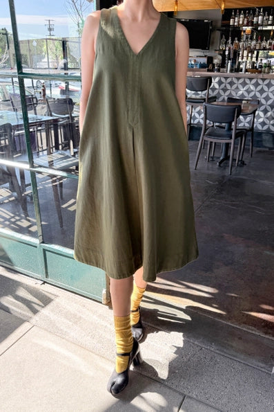 Camille Dress in Olive