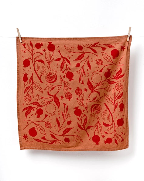 Pomegranate Cotton Tea Towel