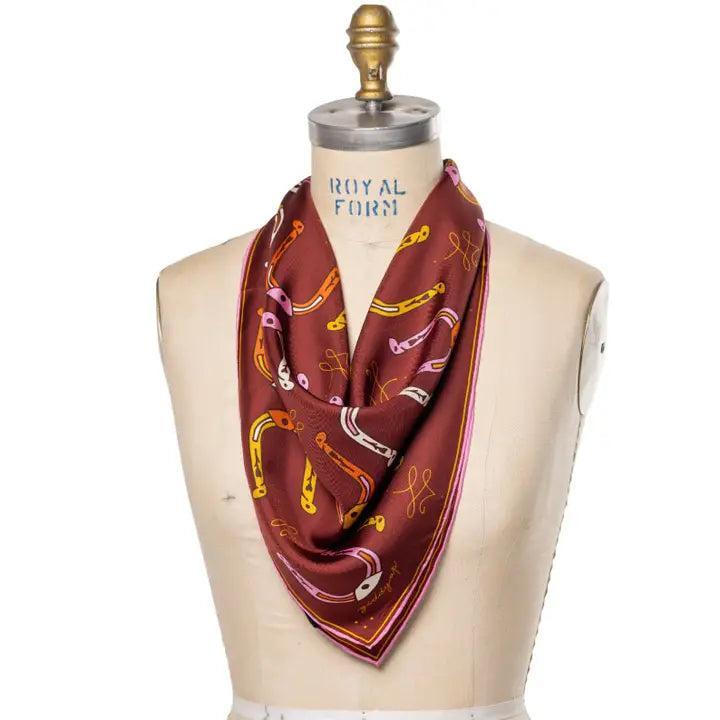 'Giddy Up' Silk Scarf