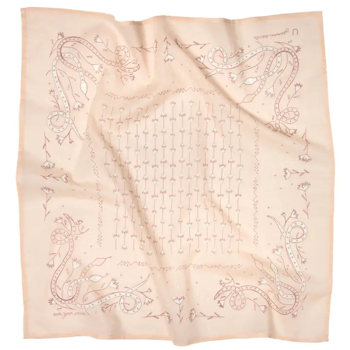 'Own Your Power' Cotton Voile Bandana