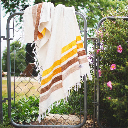 Golden Age Handwoven Throw Blanket